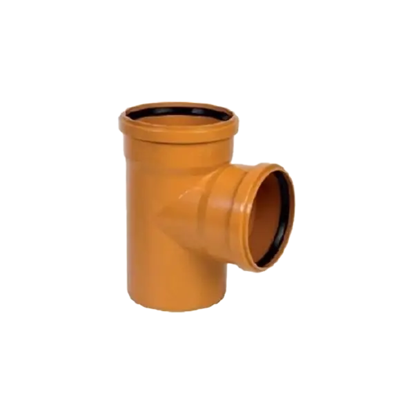 Outlet PVC KGEA 160/160/87° csatorna egál T-idom Pestan