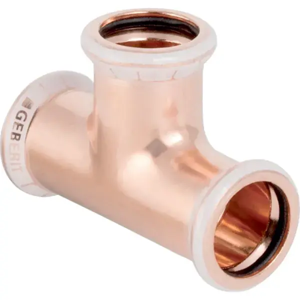 Geberit Mapress réz egál T-idom: d=18mm Ne maradj le
