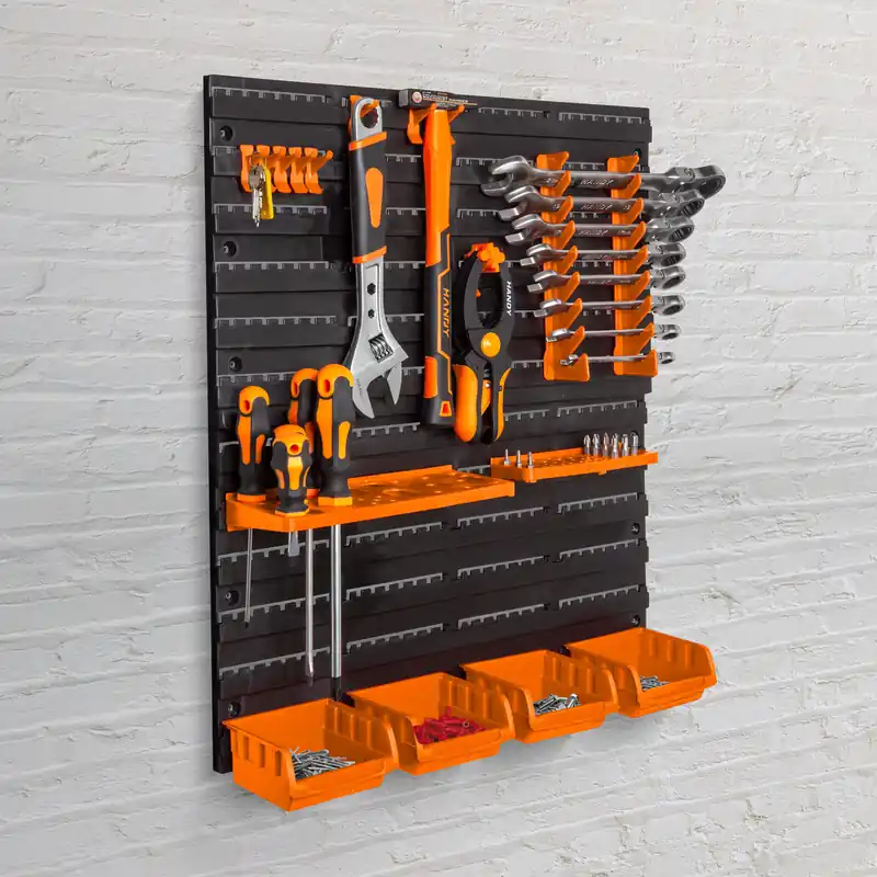 Fali rendszerező, szerszámtartó - 2 db tábla - 475 x 272 x 115 mm Outlet