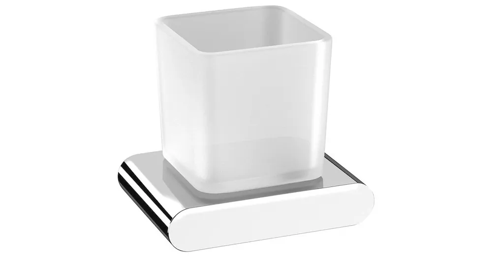 Bestseller SAPHO FLORI fogkefetartó, króm/tejüveg (RF004)