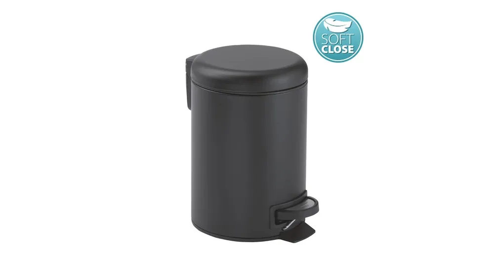 SAPHO POTTY szemetes, Soft Close, 5l, matt fekete (330914) Olcsó