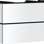 Végkiárusítás Hansgrohe Xilesa E Konzolos mosdószekrény 980/550, 2 fiókkal, Push-Open, ráültetett mosdótálhoz Matt Fehér 54302700