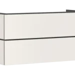 Akció Hansgrohe Xilesa E Mosdószekrény 1180/470, 2 fiókkal, Push-Open, mosdókagylóhoz Matt Homokszín 54298780