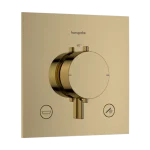 Árcsökkenés Hansgrohe Ecostat Comfort E Termosztát falsík alatti telepítéshez, 2 funkciós, beépített biztonsági funkcióval EN1717 Polírozott Arany Hatású 33716990