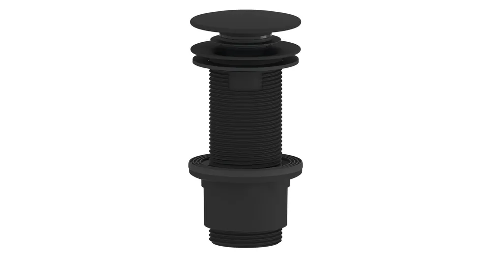 Legnépszerűbb SAPHO klik-klak mosdólefolyó, 5/4“, 10-80mm, ABS/matt fekete (CV1132B)