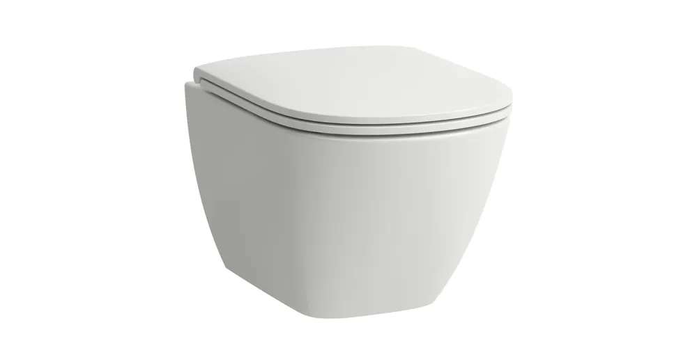 LAUFEN LUA WC fali, Advanced, kompakt, mélyöblítésű, perem nélküli, Matt Fehér H8200837570001 Gyors szállítás