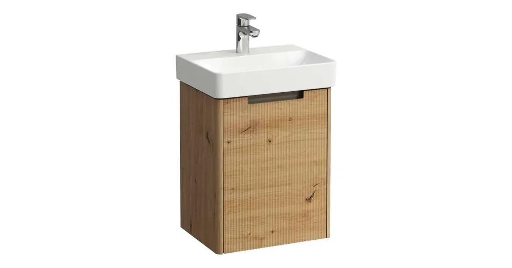 LAUFEN JUNA Alsószekrény, 1 ajtó, jobb oldali zsanér, PRO S H815961 / PRO X 815861 mosdóhoz, Vad Tölgy H4114421092671 Népszerű