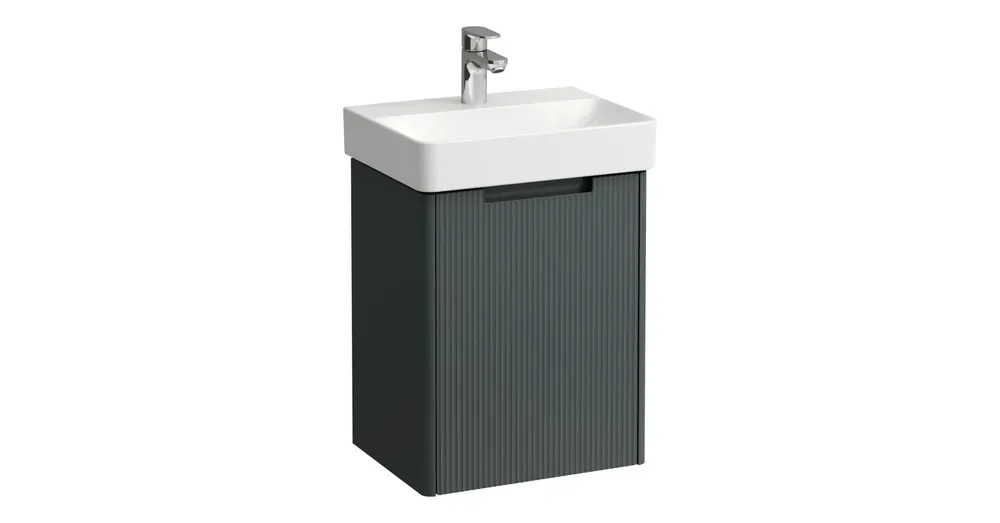 Expressz szállítás LAUFEN JUNA Alsószekrény, 1 ajtó, bal oldali zsanér, PRO S H815961 / PRO X 815861 mosdóhoz, Szürke H4114411092661