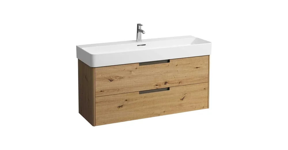 LAUFEN JUNA Alsószekrény, 2 fiók, VAL H810289 mosdóhoz, Vad Tölgy H4116421092671 Csak ma