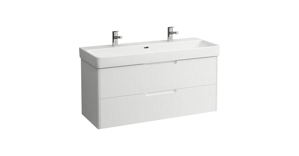 LAUFEN JUNA Alsószekrény, 2 fiók, PRO S H814965 / PRO X 814861 mosdóhoz, Matt Fehér H4115421092601 Korlátozott ajánlat