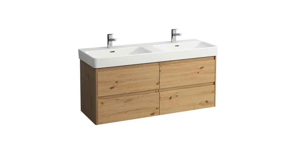LAUFEN BASE 2.0 Alsószekrény, 4 fiók, PRO S H814968 mosdóhoz, Vad Tölgy H4113341082671 Expressz kézbesítés