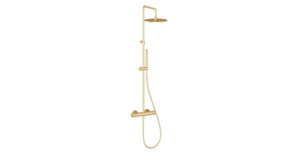Ravak Espirit termosztátos zuhanyoszlop szettel ES 091.60GLB, Gold Brushed X070614 Árcsökkenés