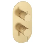 Ajánlat Ravak Espirit falba süllyesztett csaptelep, háromutas, belső egység nélkül ES 068.60GLB.O3.RB07F, Gold Brushed X070607