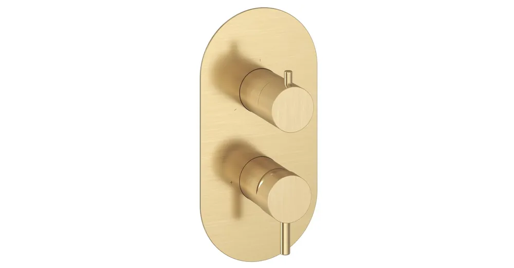 Ajánlat Ravak Espirit falba süllyesztett csaptelep, háromutas, belső egység nélkül ES 068.60GLB.O3.RB07F, Gold Brushed X070607