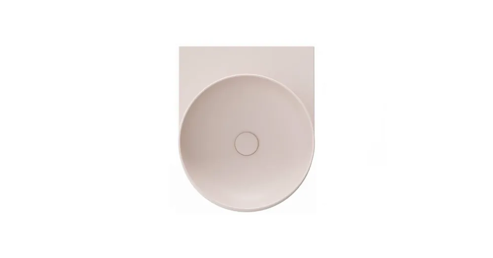 Nézd meg most Ravak Yard 40 kerámiamosdó Alabaster Pink, túlfolyó furat nélkül XJX0G040000