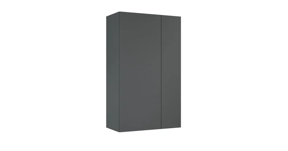 Kihagyhatatlan ajánlat AREZZO design univerzális felsőszekrény bármely modellhez 60 cm-es, 2 ajtós (31,6) matt antracit AR-168346