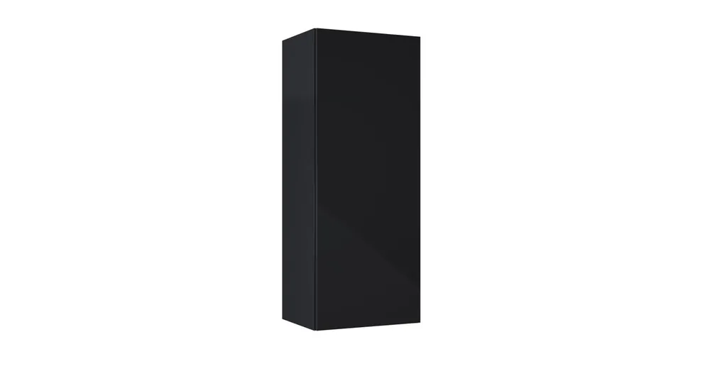 AREZZO design univerzális felsőszekrény bármely modellhez 40 cm-es, 1 ajtós (31,6) mf fekete AR-169679 Gyors szállítás