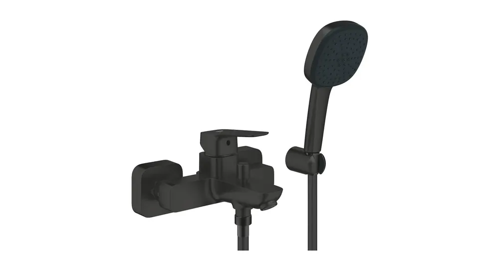 Grohe Cubeo Egykaros kádcsaptelep 1/2", Matt Fekete 1018142430 Azonnali szállítás