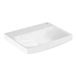 Azonnali szállítás Grohe Euro Ceramic Mosdókagyló 60x47 cm, túlfolyó nélkül, csaptelepnyílás nélkül, antibakteriális felülettel HyperClean, Alpin fehér 102416SH00
