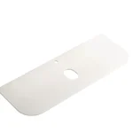 Kedvezményes ár AREZZO design SIERRA 120 cm-es íves mosdópult, fehér AR-1420120W