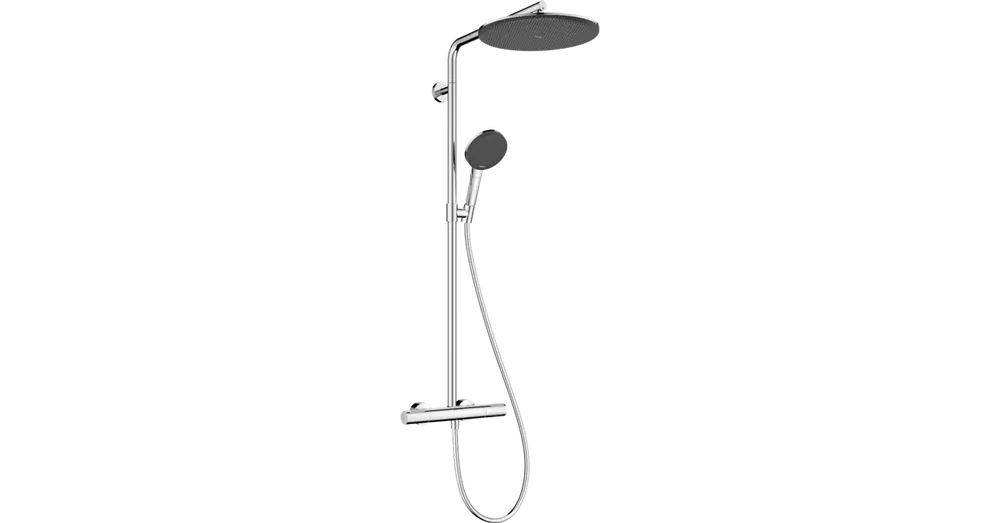 Hansgrohe Raindance Alive S Puro Showerpipe 300 1jet EcoSmart+ Ecostat Element termosztáttal, Króm 24594000 Szuper akció
