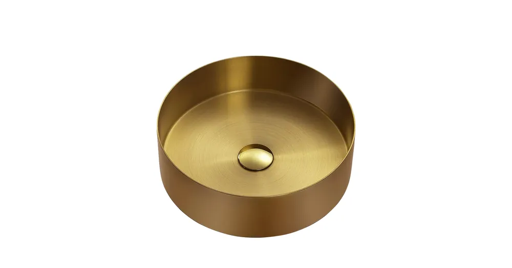 Legkelendőbb Wellis Marigold pultra építhető mosdó - Gold WB00558