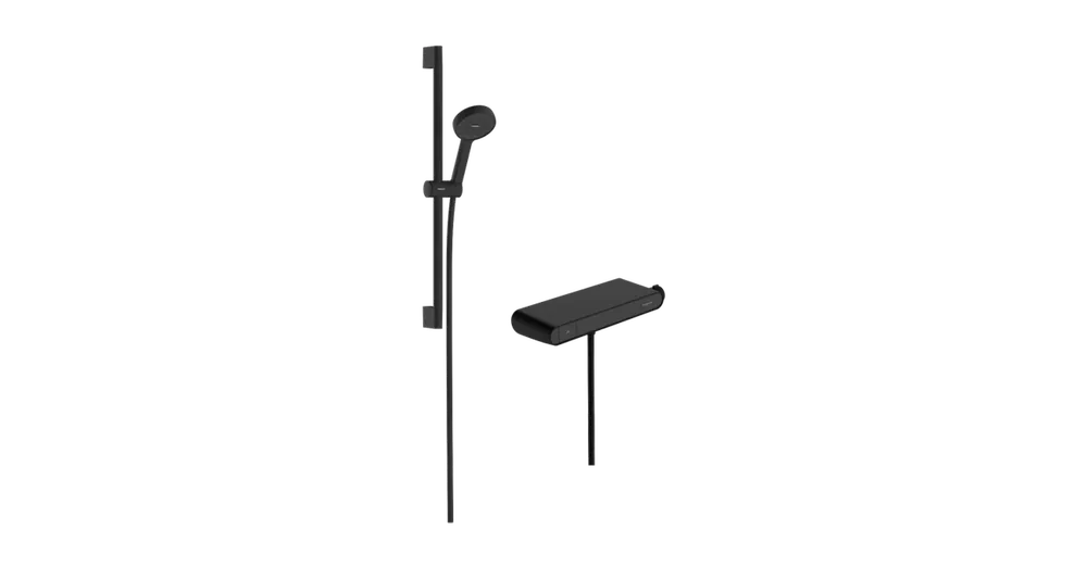 Outlet Hansgrohe Activera Select S Falsíkon kívüli zuhanyrendszer 95 2jet EcoSmart ShowerTablet Select termosztáttal 360 és 65 cm-es zuhanyrúddal 28087670