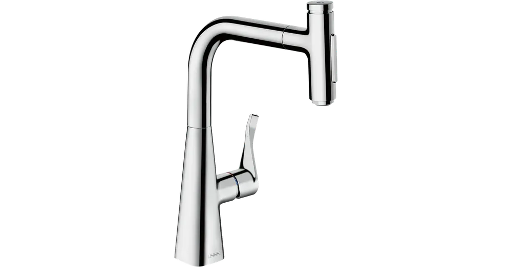 Hansgrohe Metris Select M71 - M7117-H240 mosogatócsaptelep, kihúzható permetezővel 73817000 Kedvezmény