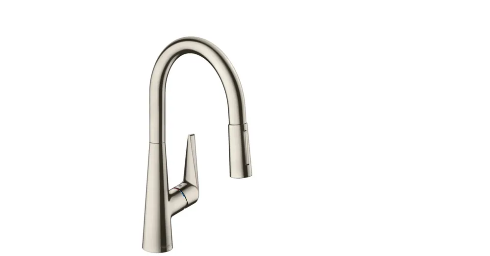Hansgrohe Talis M51 - M5116-H200 egykaros konyhai csaptelep 200 kihúzható zuhanyfejjel, rozsdamentes acél hatású 73851800 Vedd meg most