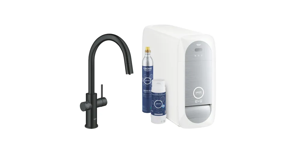Vásárlói kedvenc GROHE Blue Home C-kifolyós kezdőkészlet kihúzható gyöngyöztetővel 31541KS0