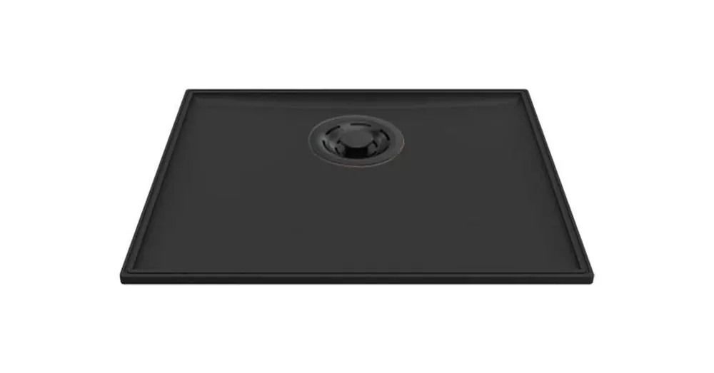 Bestseller ELLECI - Mosogatótálca Essenza 50 46,2x38,2 Keratek 1 m. K86 Black fekete tartozékokkal LKES5086BKM