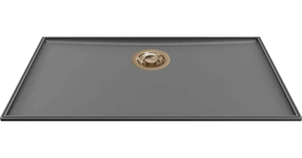 ELLECI - Mosogatótálca Essenza 70 68,2x38,2 Keratek 1 m. K99 Dark Grey arany tartozékokkal LKES7099GLD Legnépszerűbb