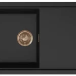 ELLECI - Mosogatótálca Sintesi 480 Keratek K86 Black bronz tartozékokkal LKS48086BRZ Kihagyhatatlan ajánlat