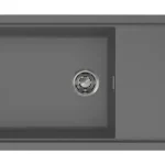 Vedd meg most ELLECI - Mosogatótálca Sintesi 510 Keratek K99 Dark Grey inox tartozékokkal LKS51099