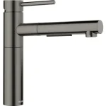 Végkiárusítás Blanco ALTA-S II mosogató csaptelep, kihúzható zuhanyfejjel, HD, satin dark steel 527555
