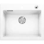 Ajánlat Blanco Palona 6 egymedencés 61,5x51 cm kerámia mosogató két csapfurattal, fényes fehér 524731