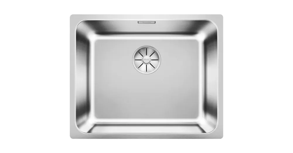 Prémium Blanco Solis 500-U rozsdamentes acél mosogató 54x44 cm, fényes 526122