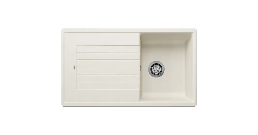 Ne maradj le Blanco Zia 45SL egymedencés gránit mosogató csepegtetővel 86x50, lefolyógarnitúrával, törtfehér 527201