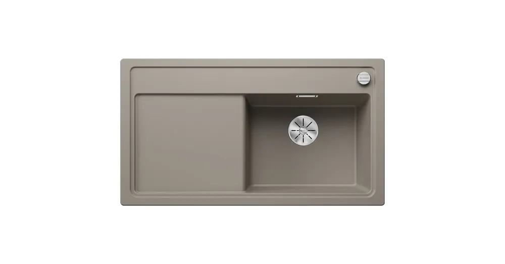 Blanco Zenar 5 S egy medencés gránit mosogató csepegtető felülettel 91,5x51 cm, jobbos / tartufo 523941 Szuper ajánlat