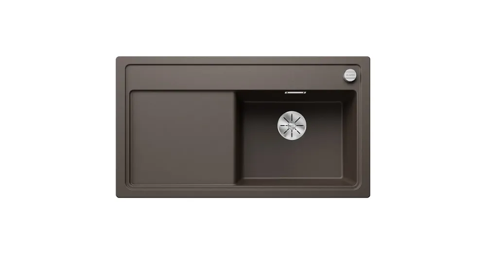 Exkluzív ajánlat Blanco Zenar 5 S egy medencés gránit mosogató csepegtető felülettel 91,5x51 cm, jobbos / kávé 523943