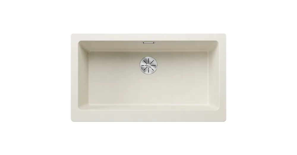 Blanco Vintera XL 9-UF egymedencés gránit mosogató 89,6x51 cm, törtfehér 526803 Ne maradj le