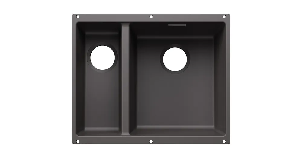 BLANCO SUBLINE 340/160-U jobbos másfél medencés, 55,5x46 cm-es gránit mosogató, palaszürke 527814 Korlátozott ajánlat
