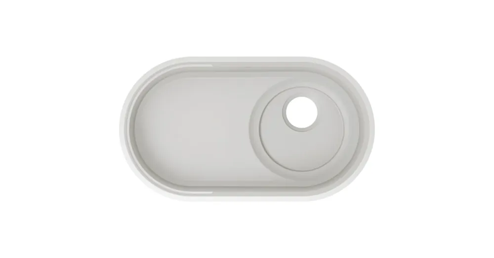 Ne maradj le BLANCO OOVALON 700-U egymedencés, 75,6x43 cm-es Velgranit mosogató, felhőfehér 527990
