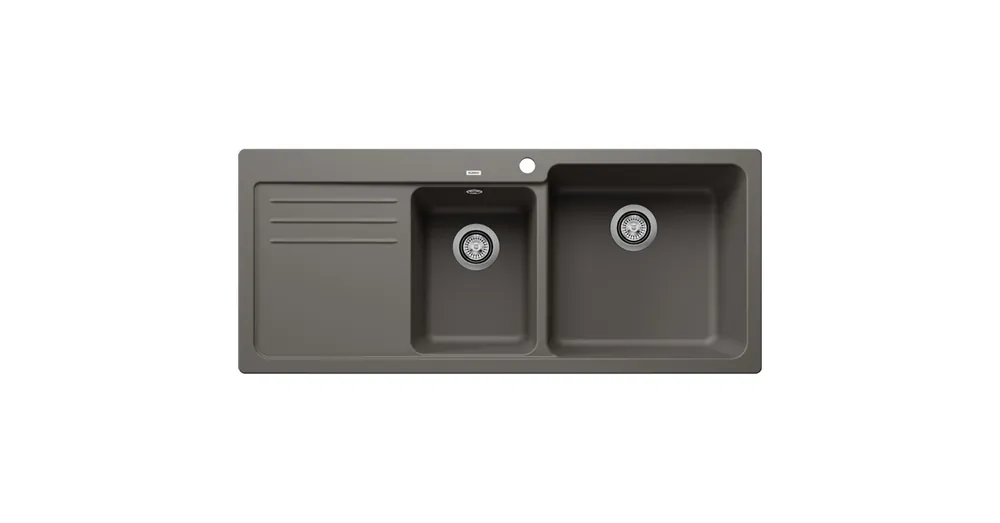Blanco Naya 8 S Silgranit két medencés 116x50 cm mosogató, jobbos/vulkánszürke 527315 Gyors kiszállítás