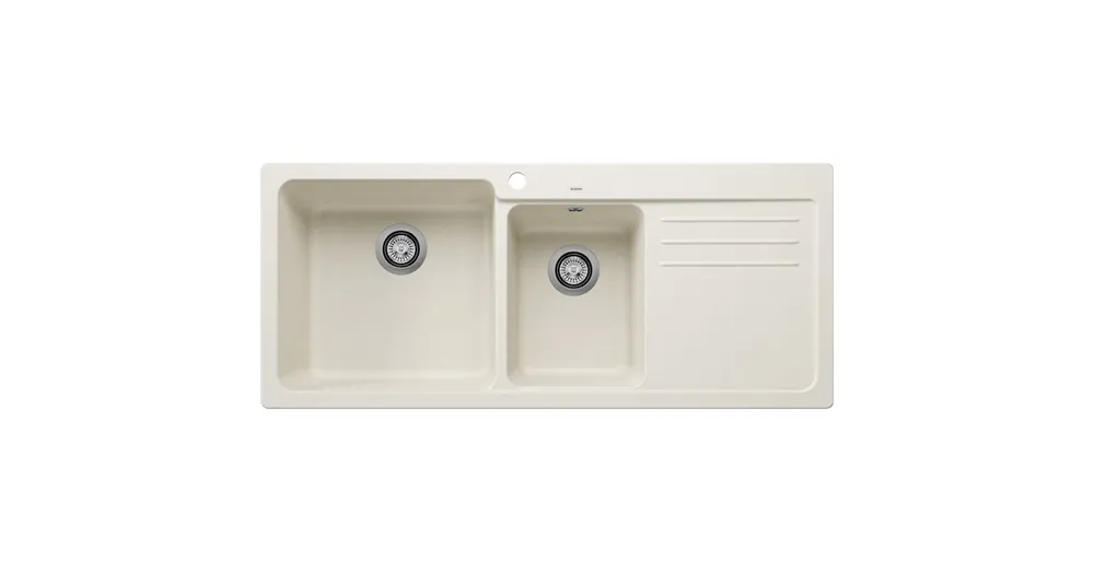 Expressz szállítás Blanco Naya 8 S Silgranit két medencés 116x50 cm mosogató, balos/törtfehér 527131