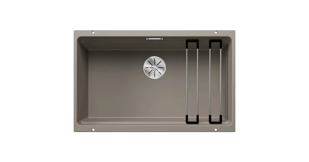 Blanco Etagon 700-U egymedencés gránit mosogató 73x46 cm kiegészítőkkel, tartufo 525174 Prémium