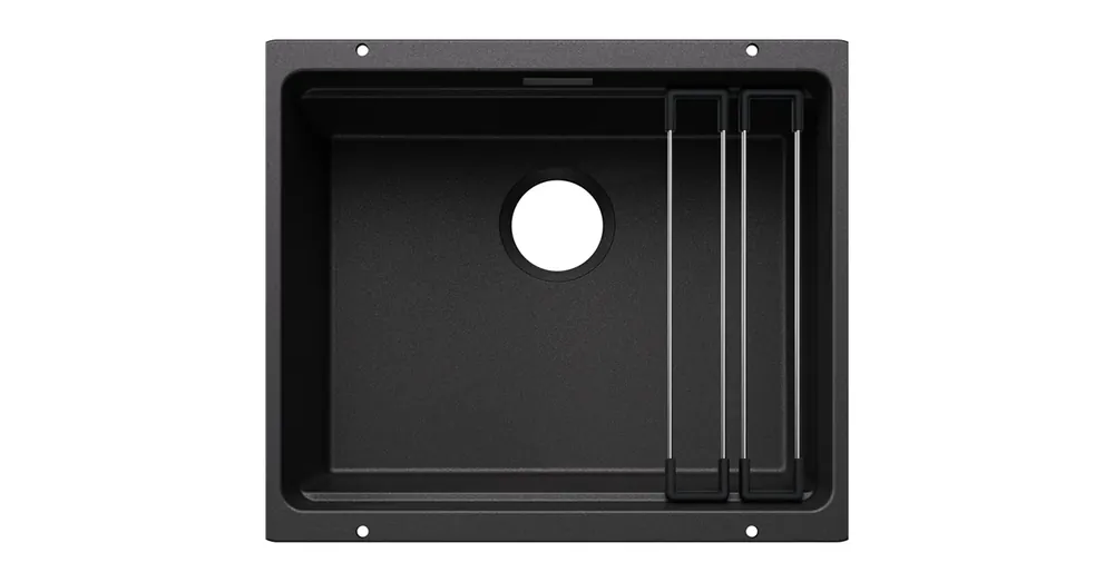 Blanco Etagon 500-U Silgranit 53x46 cm mosogató acél sínnel, antracit 527757 Bestseller