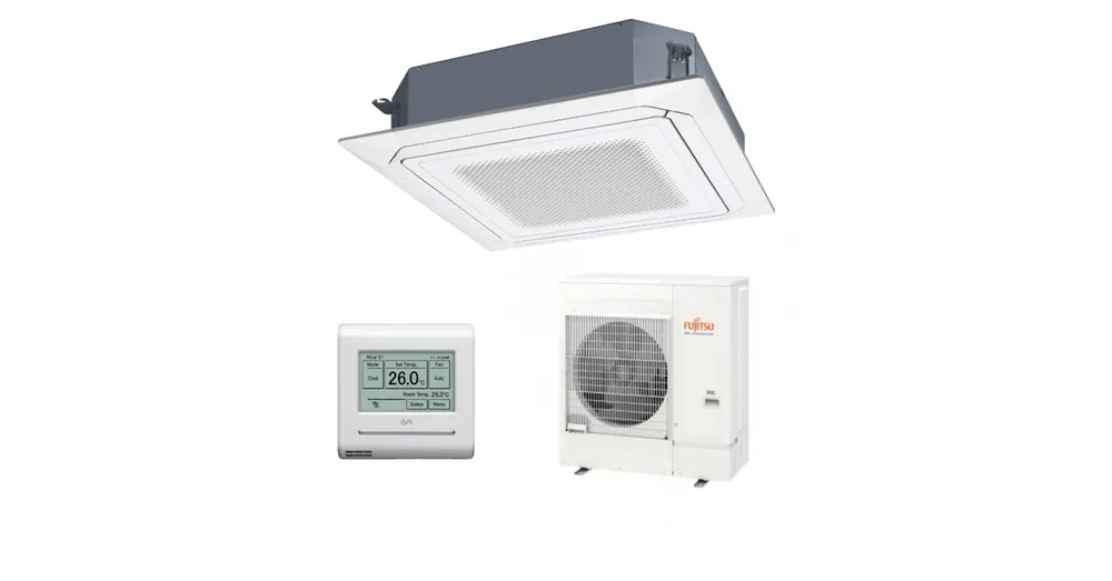Népszerű Fujitsu Standard AUXG45KRLB/AOYG45KBTB mennyezeti split klíma (12.1 kW)