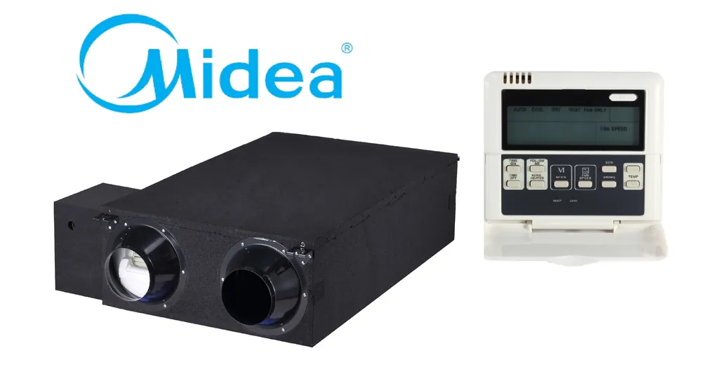 Nézd meg most Midea HRV-D200(B) hővisszanyerős szellőztető