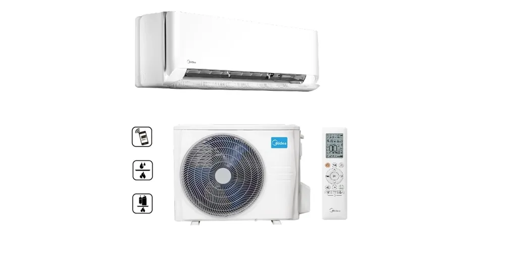 Expressz kézbesítés Midea Breezeless E Inverteres oldalfali split klíma MCB-09-SP (2,6 kW)